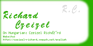 richard czeizel business card